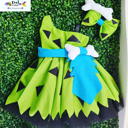 Pebbles verde con tutu