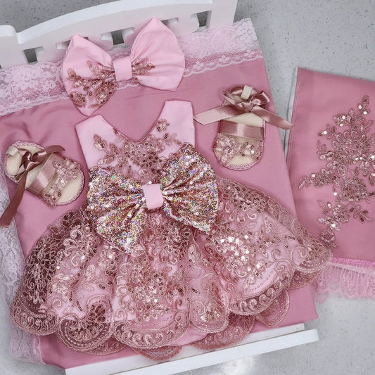 Rosa claro con rosa viejo