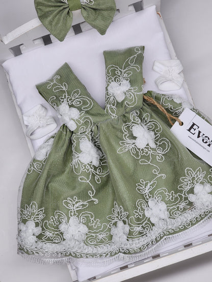 Verde sage y blanco