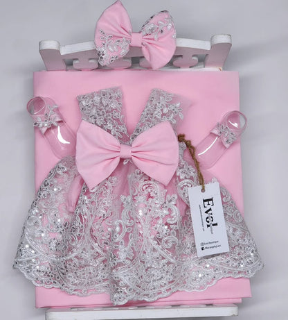 Blanco y rosa