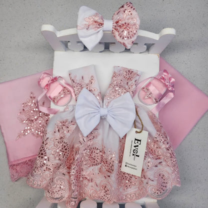 Blanco y rosa
