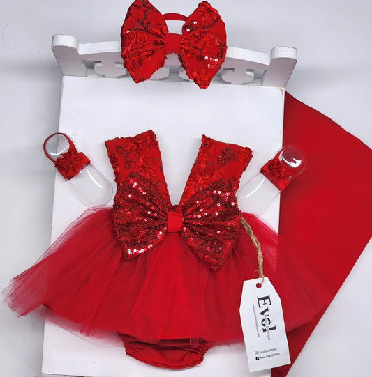 Red romper