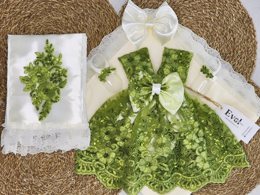Verde y crema