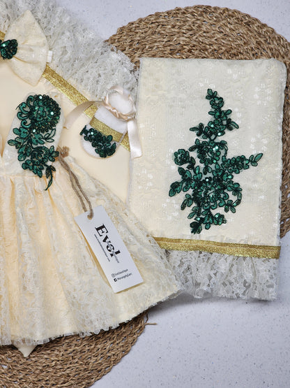 Crema y verde