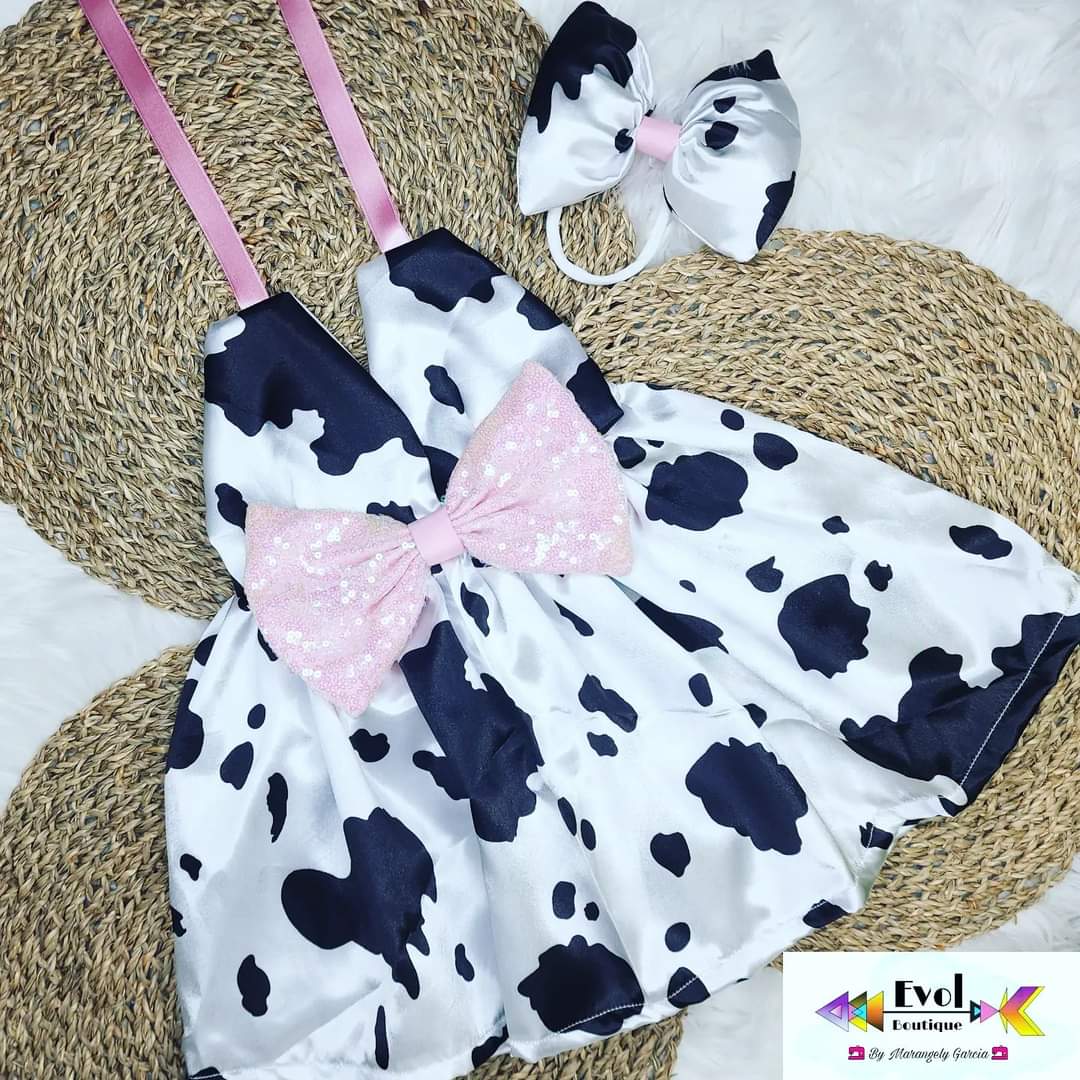 Cow dressed🌸🐄